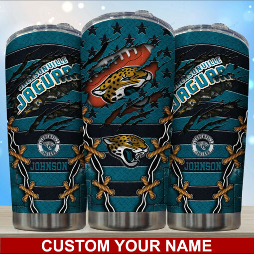 Jacksonville Jaguars Personalized Tumbler BG14