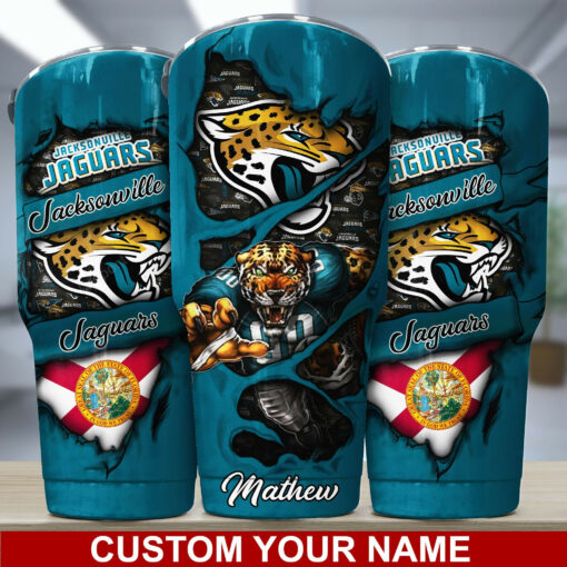 Jacksonville Jaguars Personalized Tumbler BG235