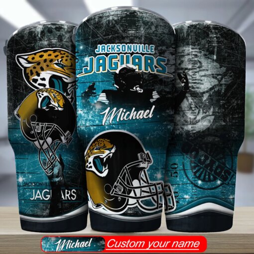 Jacksonville Jaguars Personalized Tumbler BG324