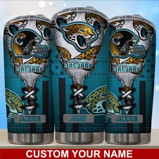 Jacksonville Jaguars Personalized Tumbler BG419