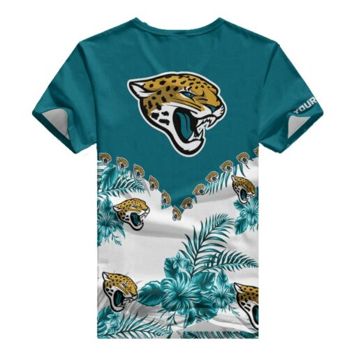 Jacksonville Jaguars Personalized V-neck Women T-shirt BG606