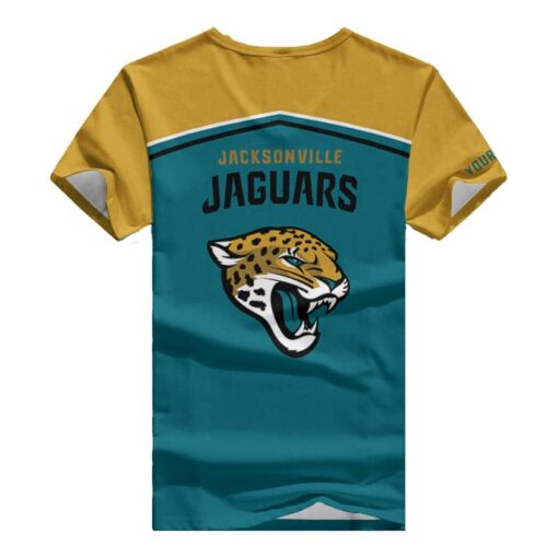 Jacksonville Jaguars Personalized V-neck Women T-shirt BG872