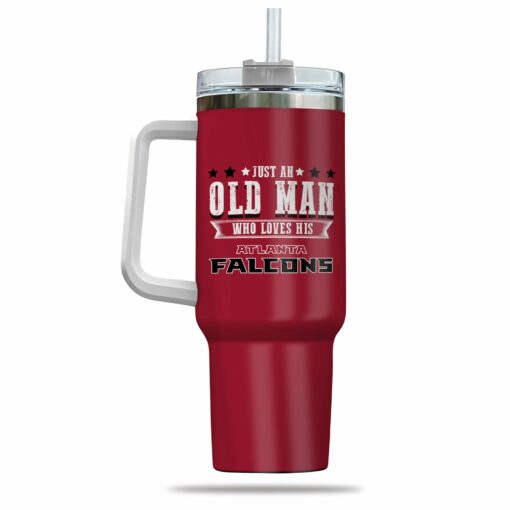 Just Old Man Who Loves Atlanta Falcons 40oz Tumbler