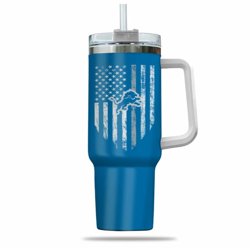 Just Old Man Who Loves Detroit Lions 40oz Tumbler