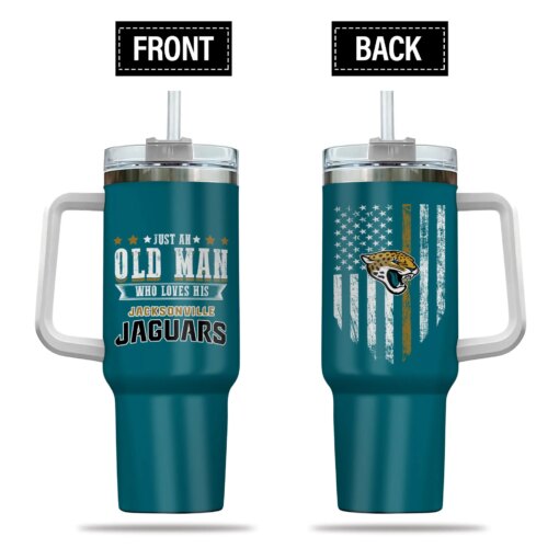 Just Old Man Who Loves Jacksonville Jaguars 40oz Tumbler