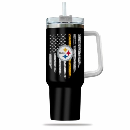 Just Old Man Who Loves Pittsburgh Steelers 40oz Tumbler