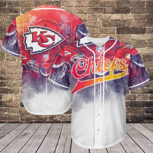 Kansas City Chiefs Baseball Jersey AZCBJS098