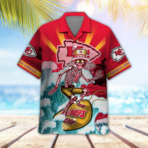 Kansas City Chiefs Button Shirt BG842