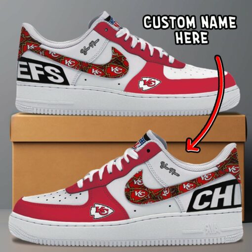 Kansas City Chiefs Personalized AF1-1 Shoes AF1S017