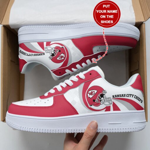 Kansas City Chiefs Personalized AF1 Shoes BG276