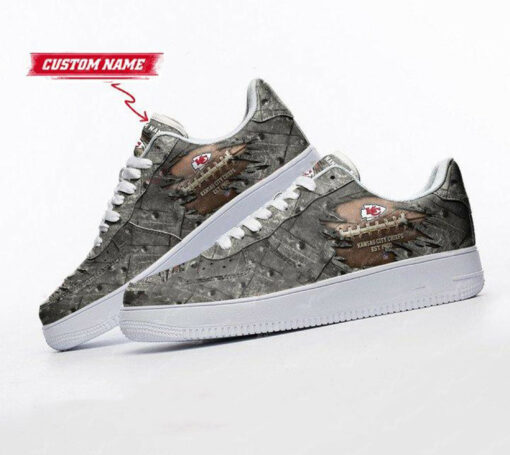 Kansas City Chiefs Personalized AF1 Shoes BG362