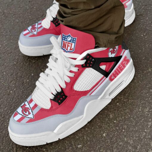 Kansas City Chiefs Personalized AJ4 Sneaker BG270