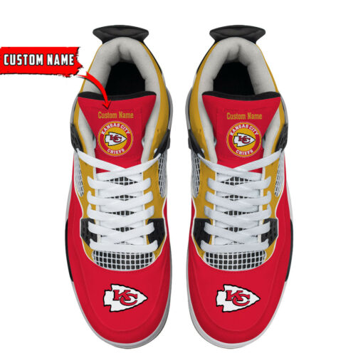 Kansas City Chiefs Personalized AJ4 Sneaker BG52