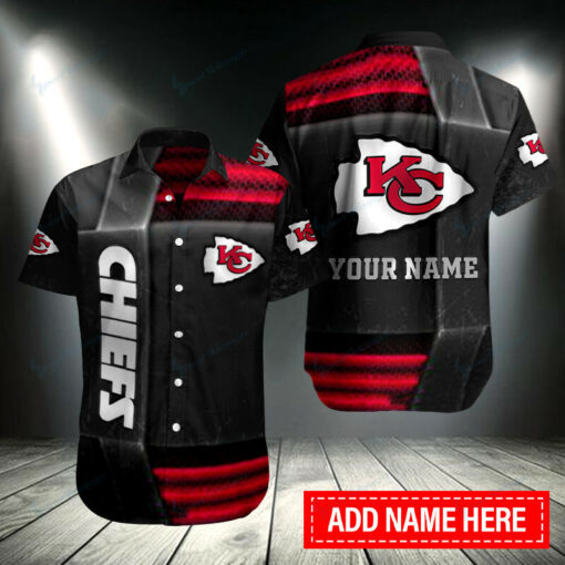 Kansas City Chiefs Personalized Button Shirt BB047