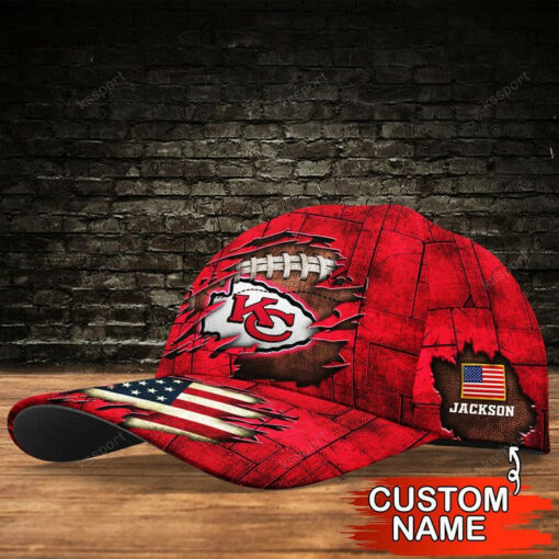 Kansas City Chiefs Personalized Classic Cap BG239