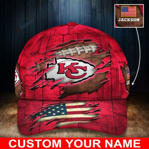 Kansas City Chiefs Personalized Classic Cap BG239