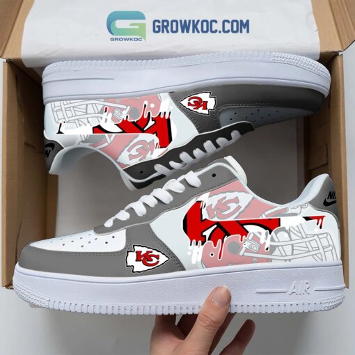 Kansas City Chiefs Personalized Colorful AF1-1 Shoes AF1CS016