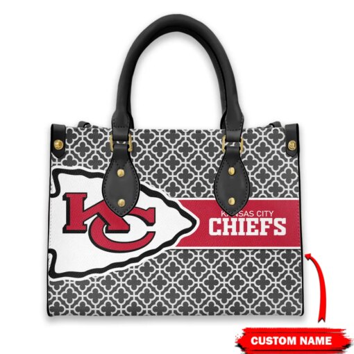 Kansas City Chiefs Personalized Leather Hand Bag BBLTHB453