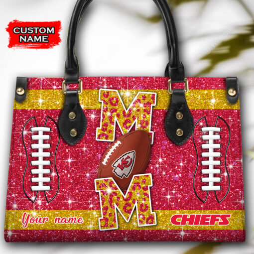 Kansas City Chiefs Personalized Leather Hand Bag BBLTHB583