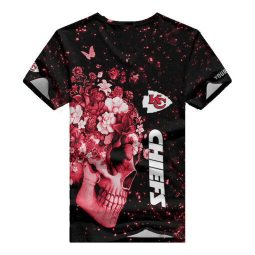 Kansas City Chiefs Personalized Summer V-neck Women T-shirt BG388