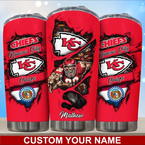 Kansas City Chiefs Personalized Tumbler BG236