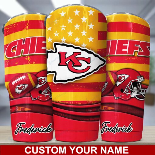 Kansas City Chiefs Personalized Tumbler BG45