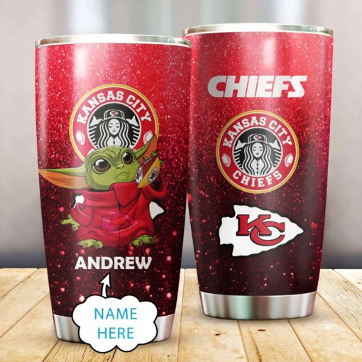 Kansas City Chiefs Personalized Tumbler BG565