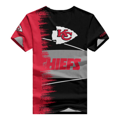 Kansas City Chiefs Personalized V-neck Women T-shirt AGC17