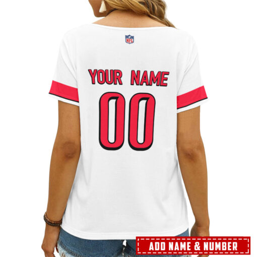 Kansas City Chiefs Personalized V-neck Women T-shirt AGCWTS251