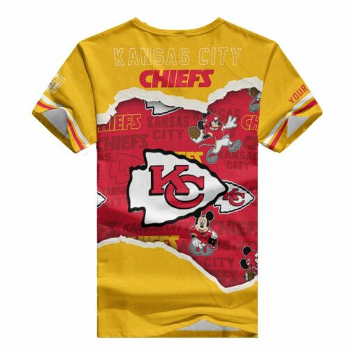 Kansas City Chiefs Personalized V-neck Women T-shirt BG842