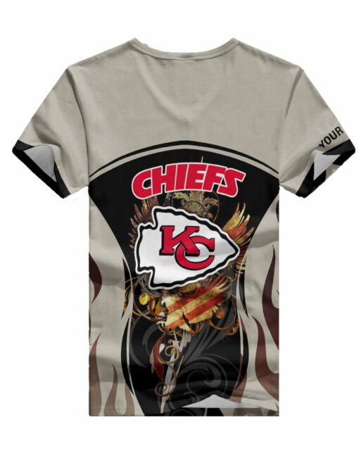 Kansas City Chiefs Personalized V-neck Women T-shirt BG983