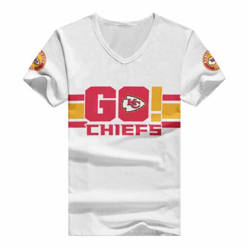 Kansas City Chiefs V-neck Women T-shirt BG881