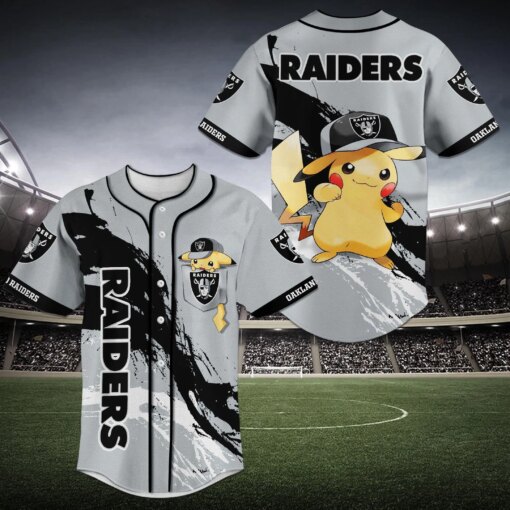 Las Vegas Raiders Baseball Jersey BG676