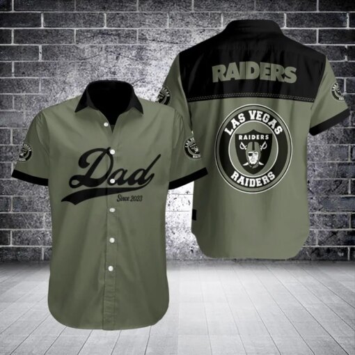 Las Vegas Raiders Button Shirt BB874