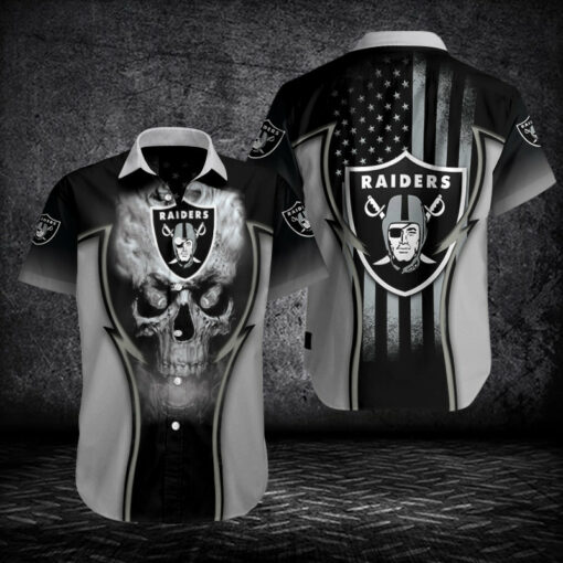 Las Vegas Raiders Button Shirt BG582