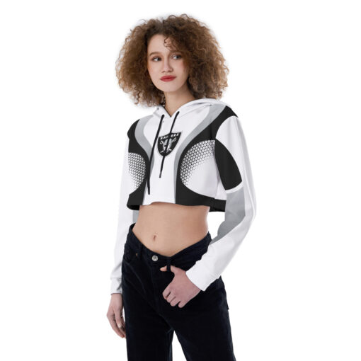 Las Vegas Raiders Combo Croptop Hoodie And Leggings AZCLG104+AZC2CHD104