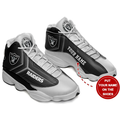 Las Vegas Raiders Personalized AJD13 Sneakers 1099