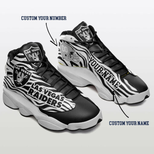 Las Vegas Raiders Personalized AJD13 Sneakers 932