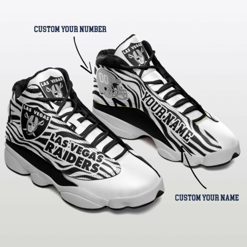 Las Vegas Raiders Personalized AJD13 Sneakers 932