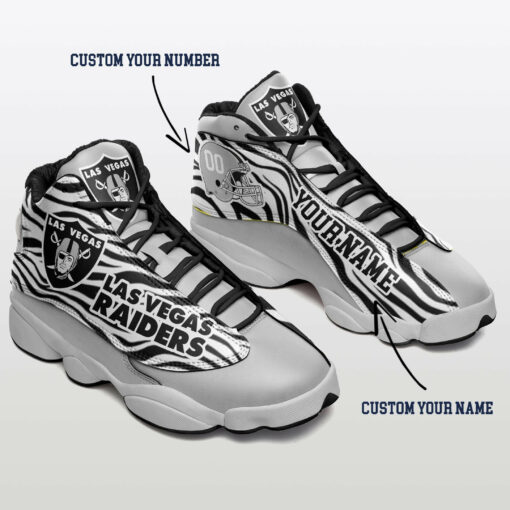 Las Vegas Raiders Personalized AJD13 Sneakers 932