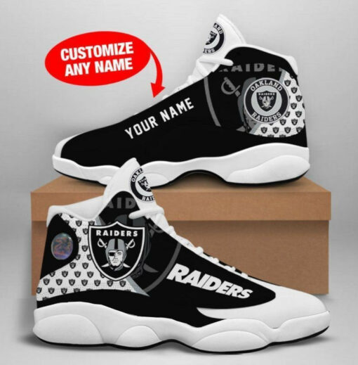 Las Vegas Raiders Personalized AJD13 Sneakers 937