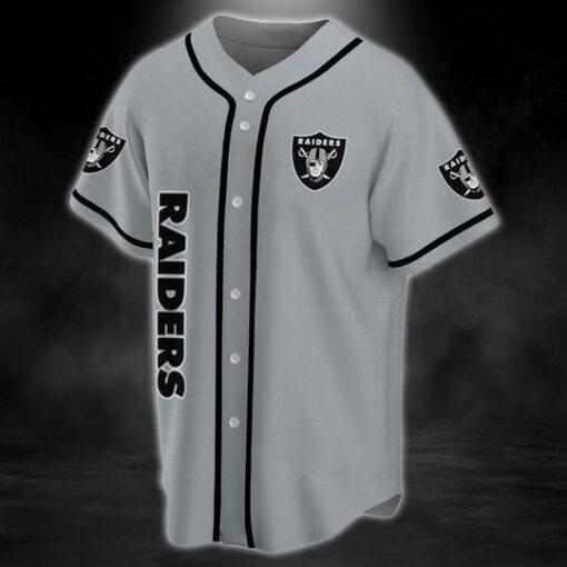 Las Vegas Raiders Personalized Baseball Jersey 493