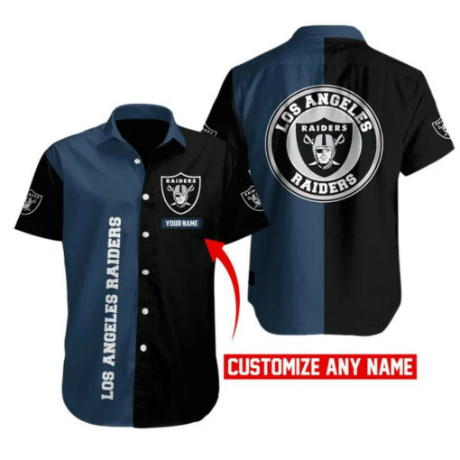 Las Vegas Raiders Personalized Button Shirt BB517