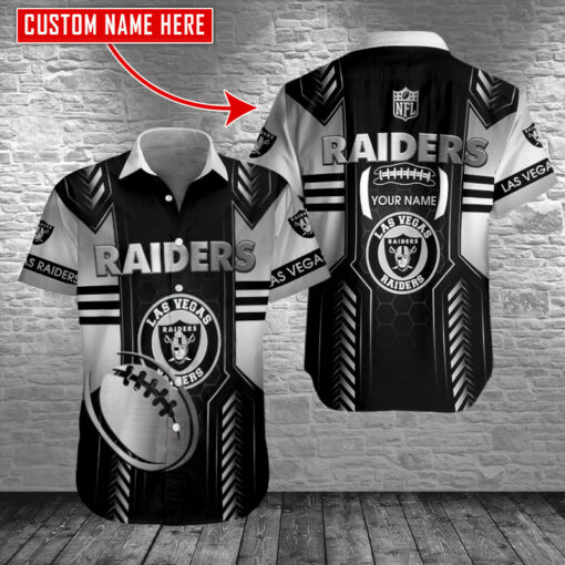 Las Vegas Raiders Personalized Button Shirt BB561