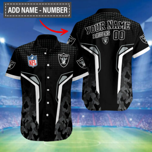 Las Vegas Raiders Personalized Button Shirts BG109