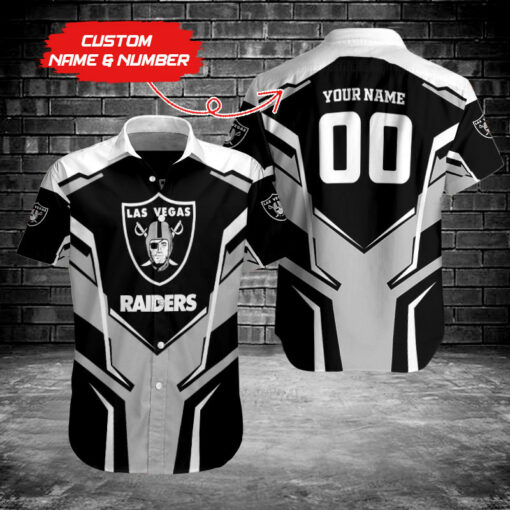 Las Vegas Raiders Personalized Button Shirts BG483