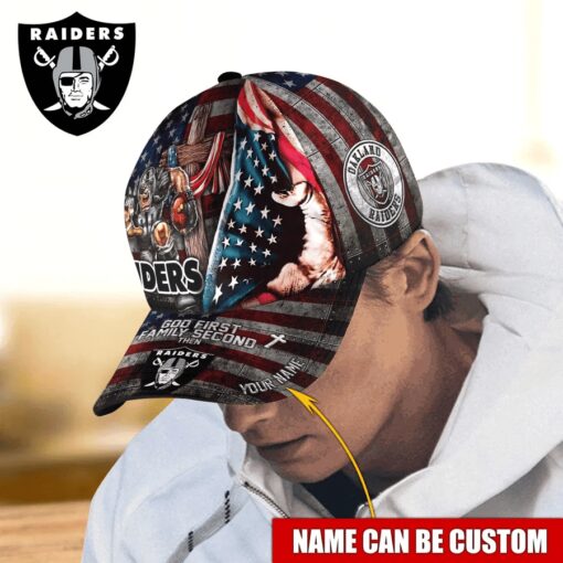 Las Vegas Raiders Personalized Classic Cap BB353