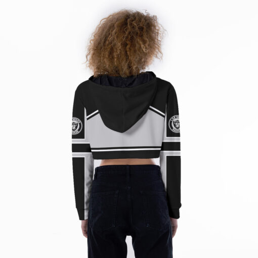 Las Vegas Raiders Personalized Combo Croptop Hoodie And Leggings AZCLG127+AZC2CHD127