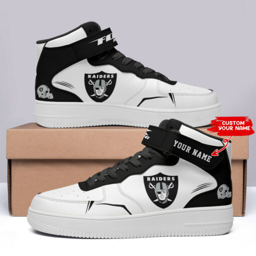 Las Vegas Raiders Personalized High AF1 Sneakers BG13