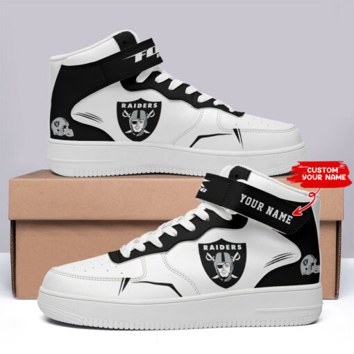 Las Vegas Raiders Personalized High AF1 Sneakers BG13